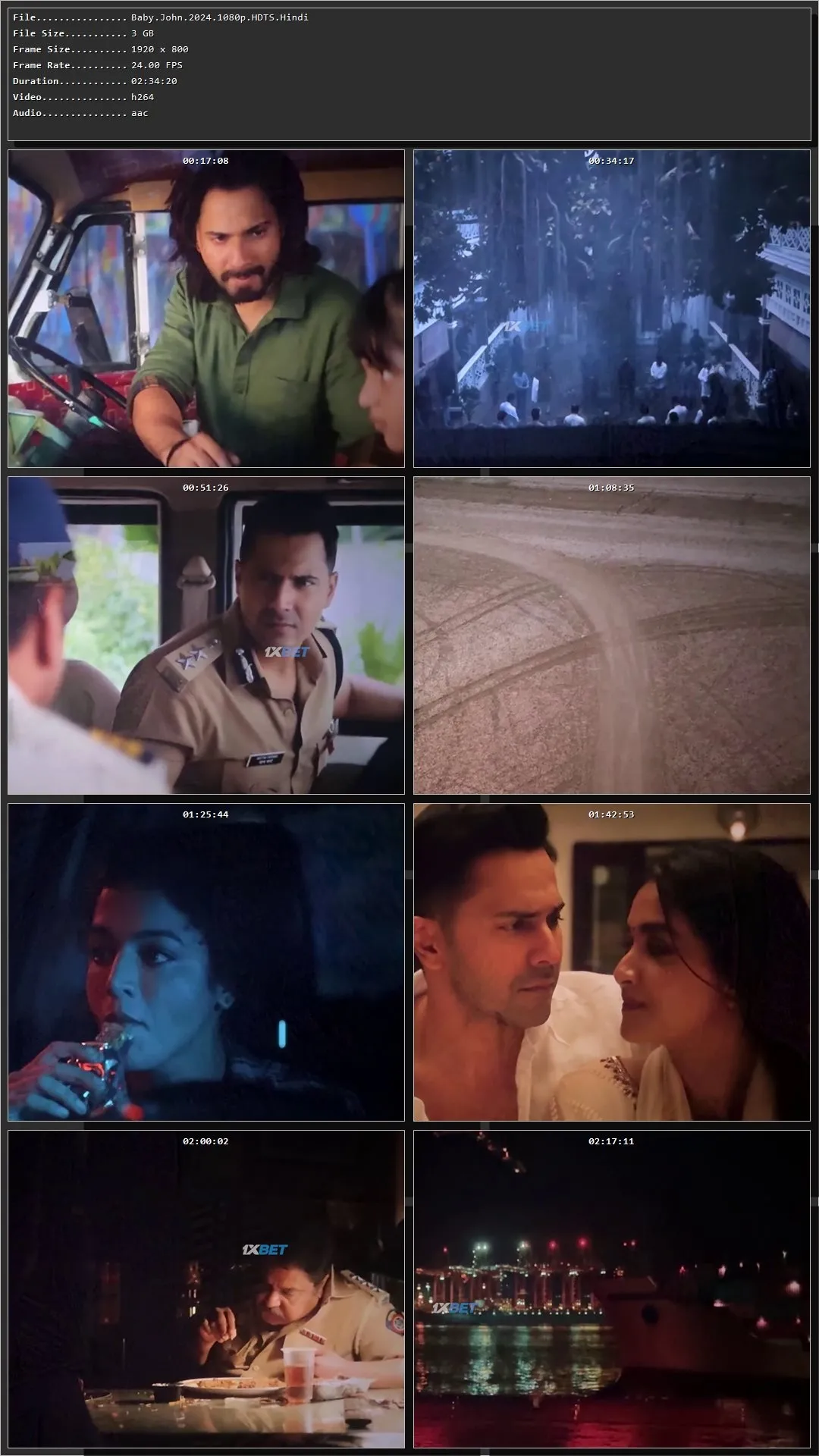 Baby John (2024) Hindi HDTS 720p – 480p – 1080p