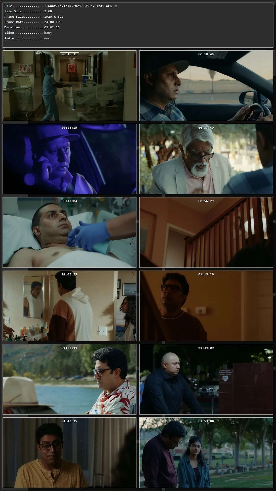 I Want To Talk 2024 Hindi HDRip 720p – 480p – 1080p