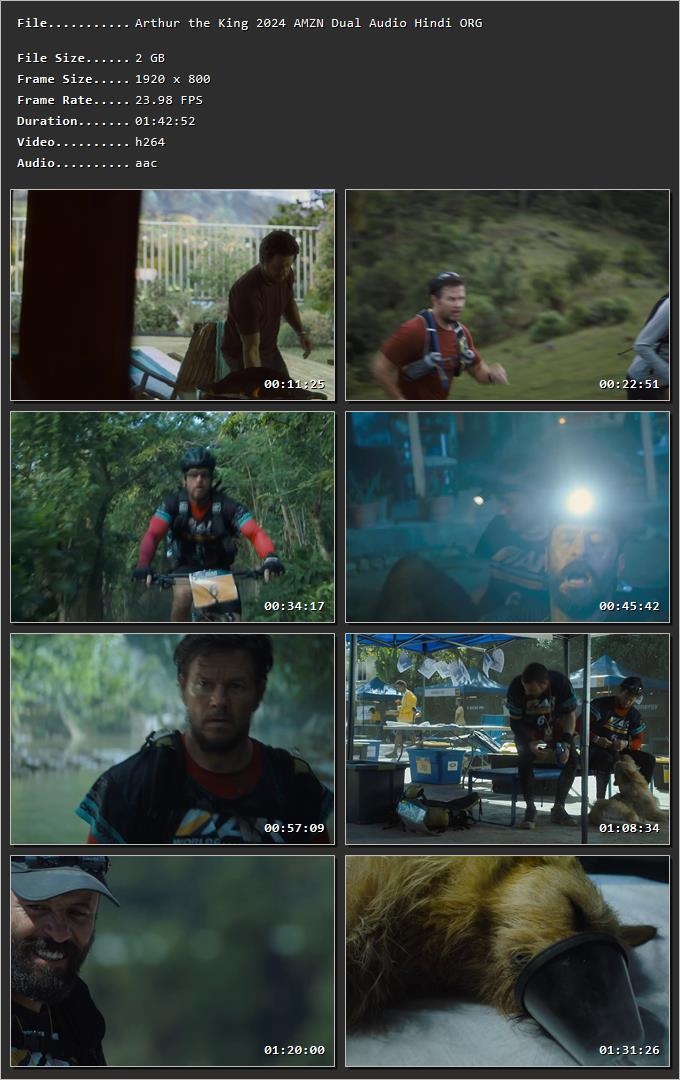 Arthur the King 2024 Hindi Dual Audio HDRip 1080p – 720p – 480p