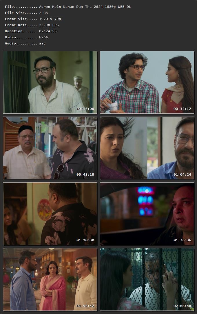 Auron Mein Kahan Dum Tha 2024 Hindi (ORG 5.1) HDRip 720p – 480p – 1080p