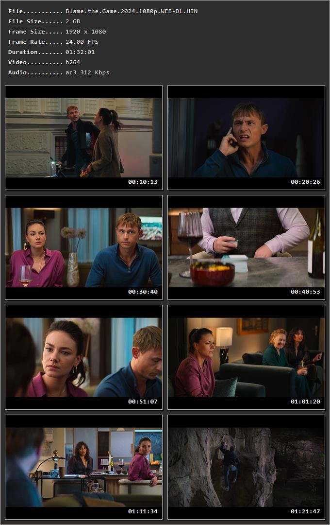 Blame the Game (2024) Hindi Dual Audio HDRip 1080p – 720p – 480p