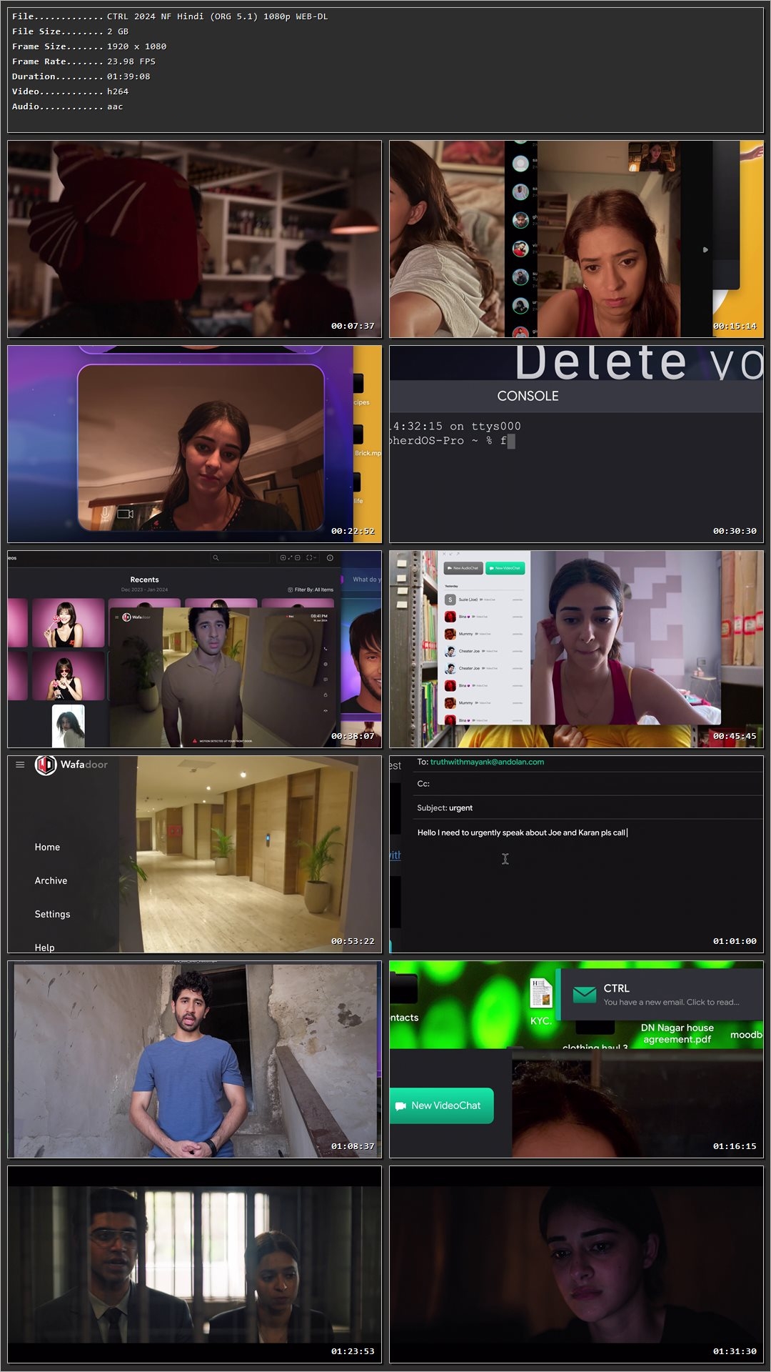 CTRL 2024 Hindi HDRip 720p – 480p – 1080p