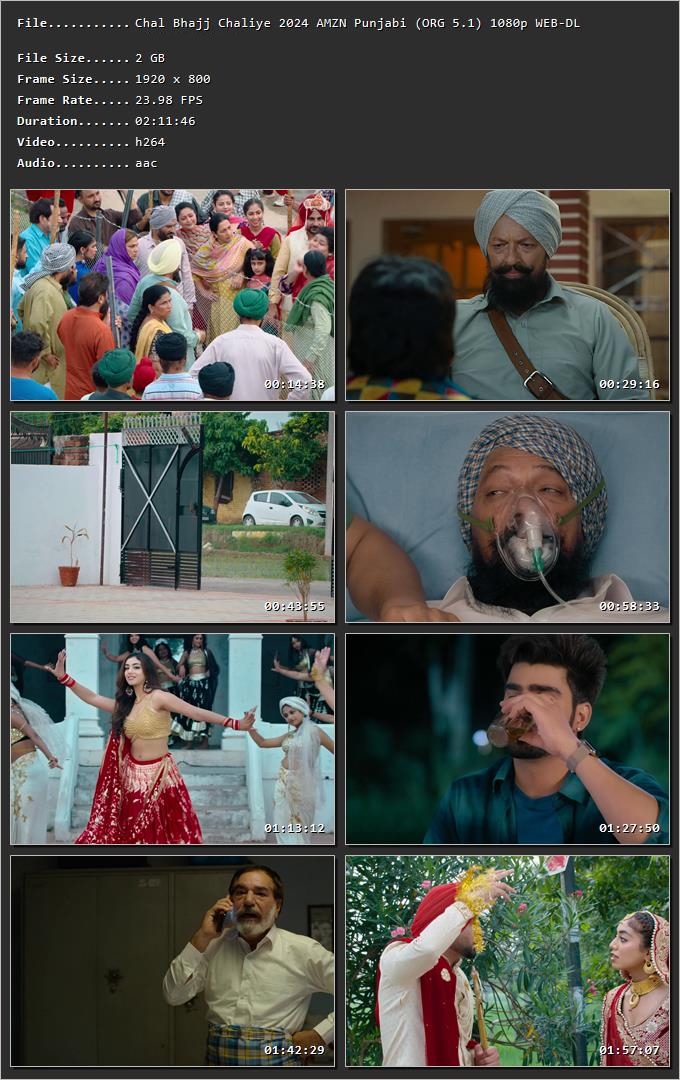 Chal Bhajj Chaliye 2024 Punjabi HDRip 720p – 480p – 1080p