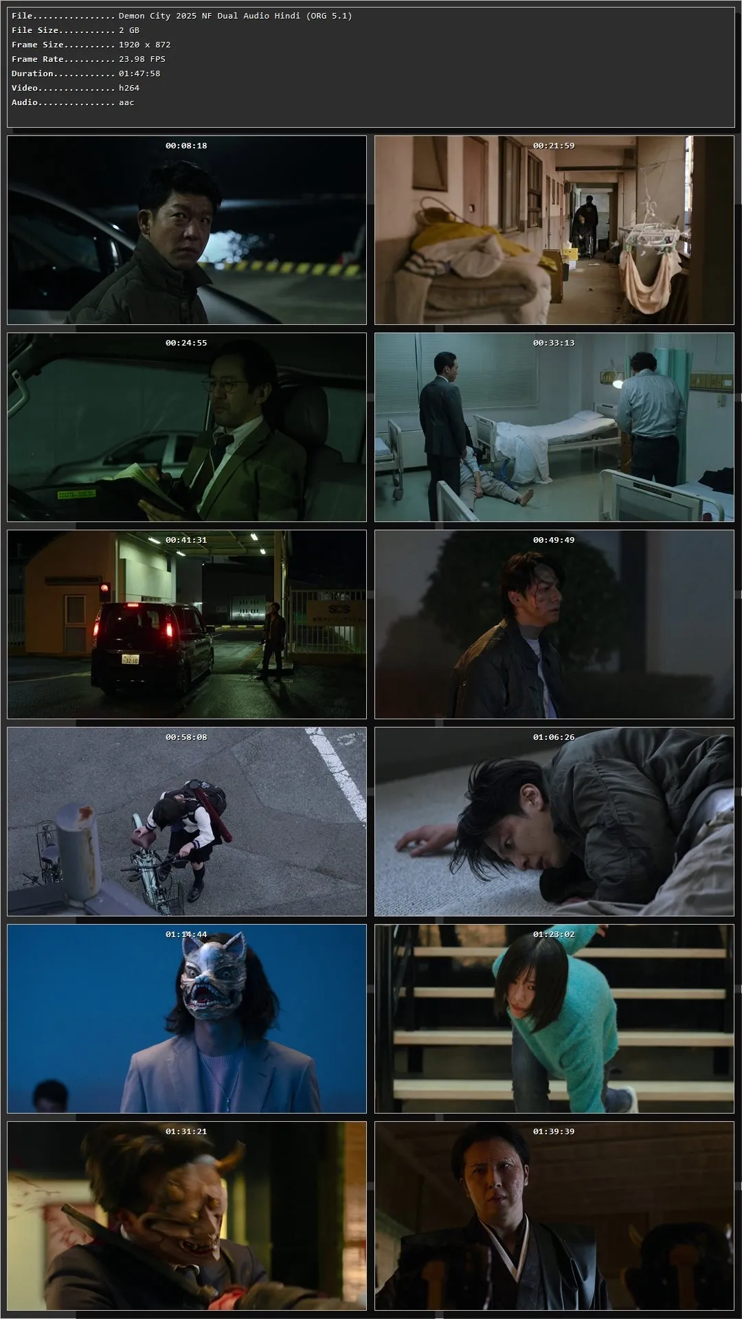 Demon City (2025) Hindi Dual Audio HDRip – 480p – 720p – 1080p