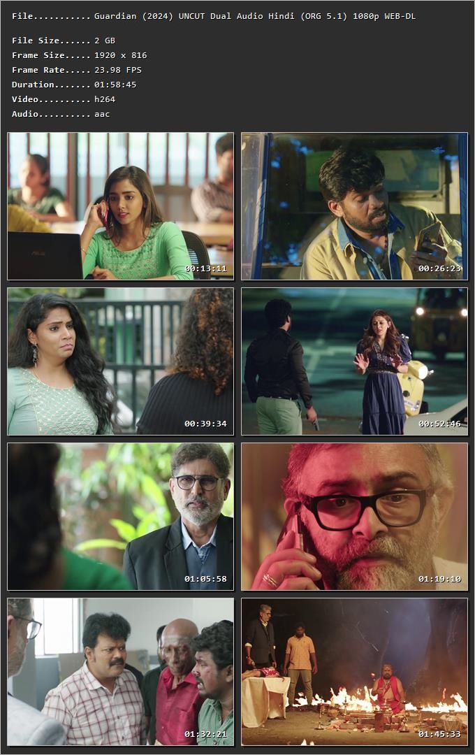 Guardian 2024 [Hindi + Tamil] HDRip 720p – 480p – 1080p