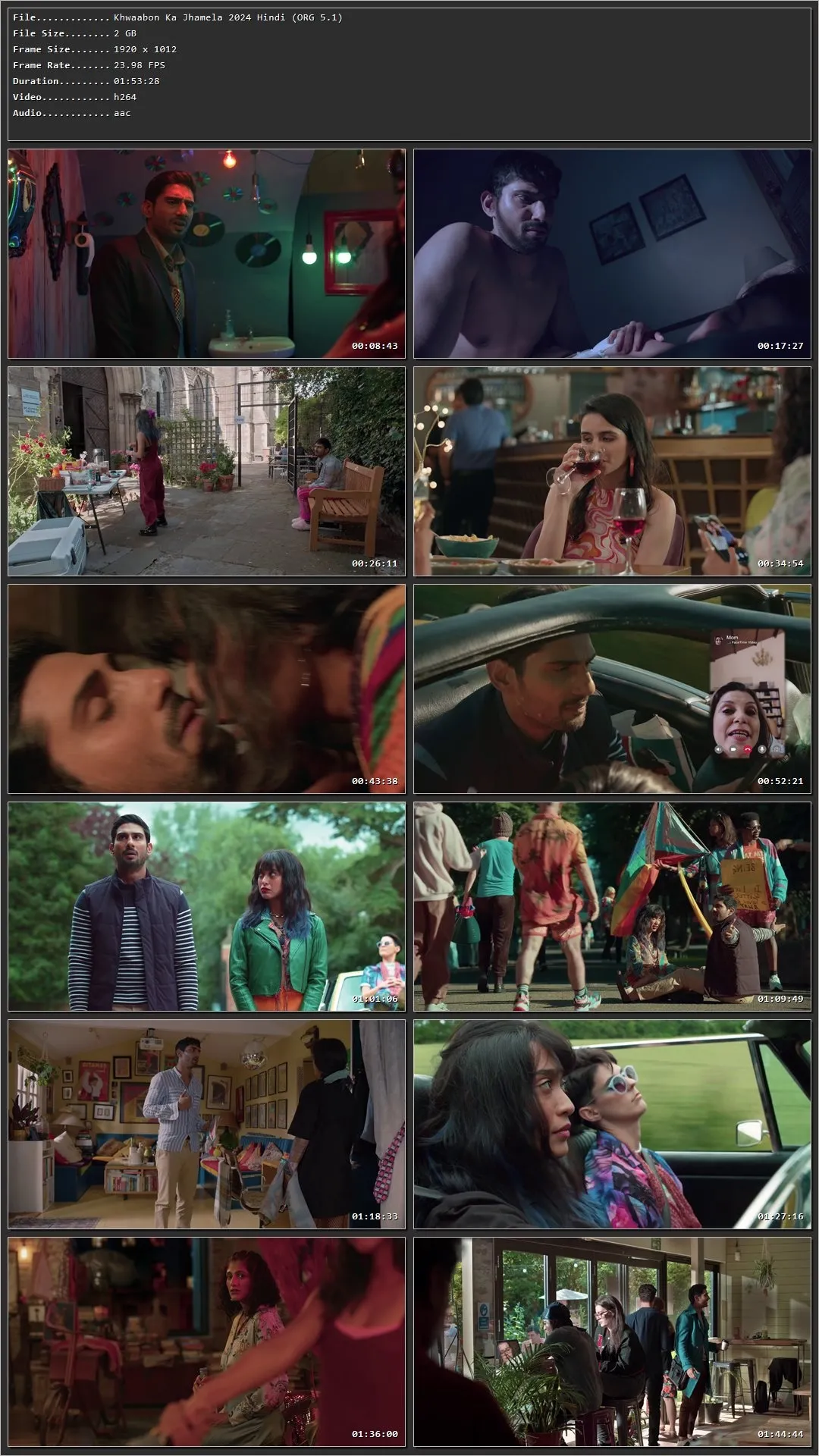 Khawbon Ka Jhamela 2024 Hindi HDRip 1080p – 720p – 480p