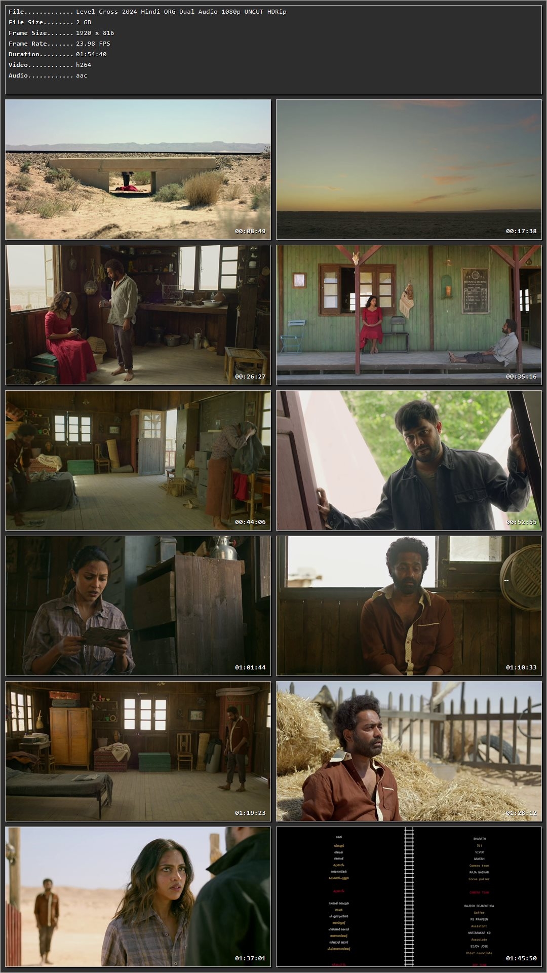 Level Cross 2024 Hindi Dual Audio HDRip 1080p – 720p – 480p