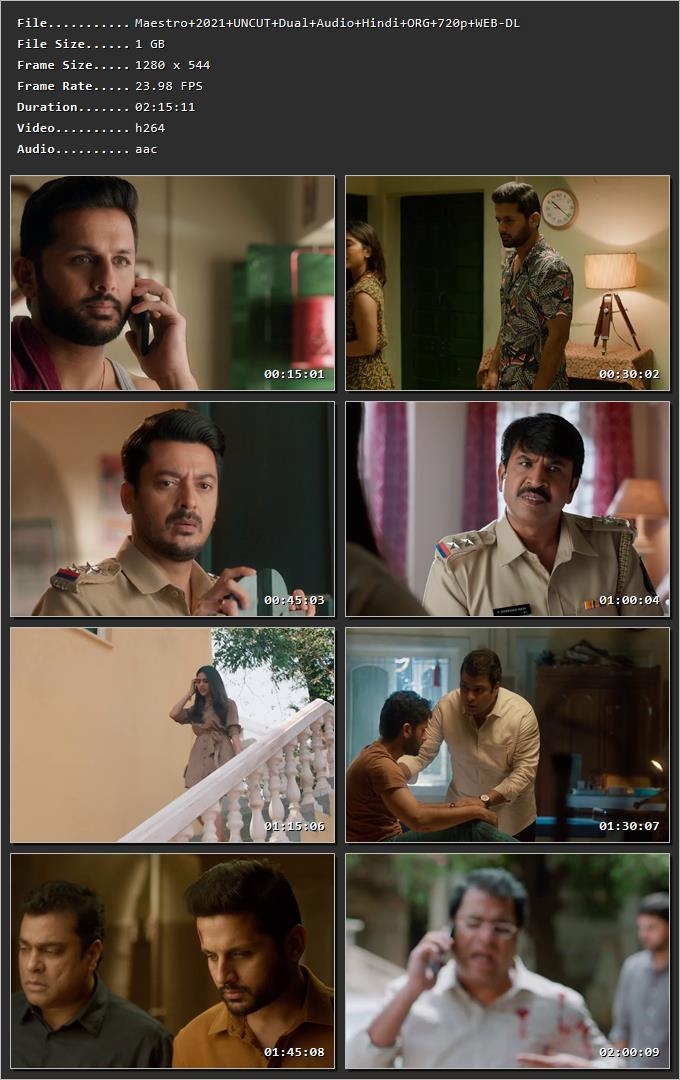 Maestro 2021 Hindi Dual Audio HDRip 1080p – 720p – 480p