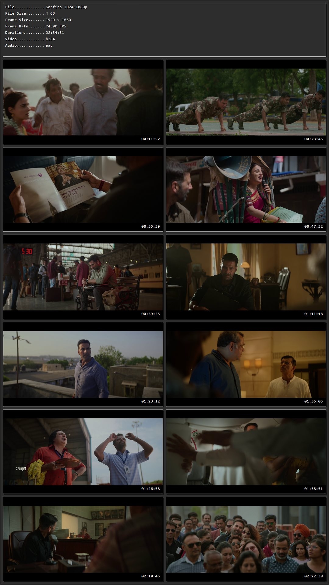 Sarfira 2024 Hindi (ORG 5.1) HDRip 720p – 480p – 1080p