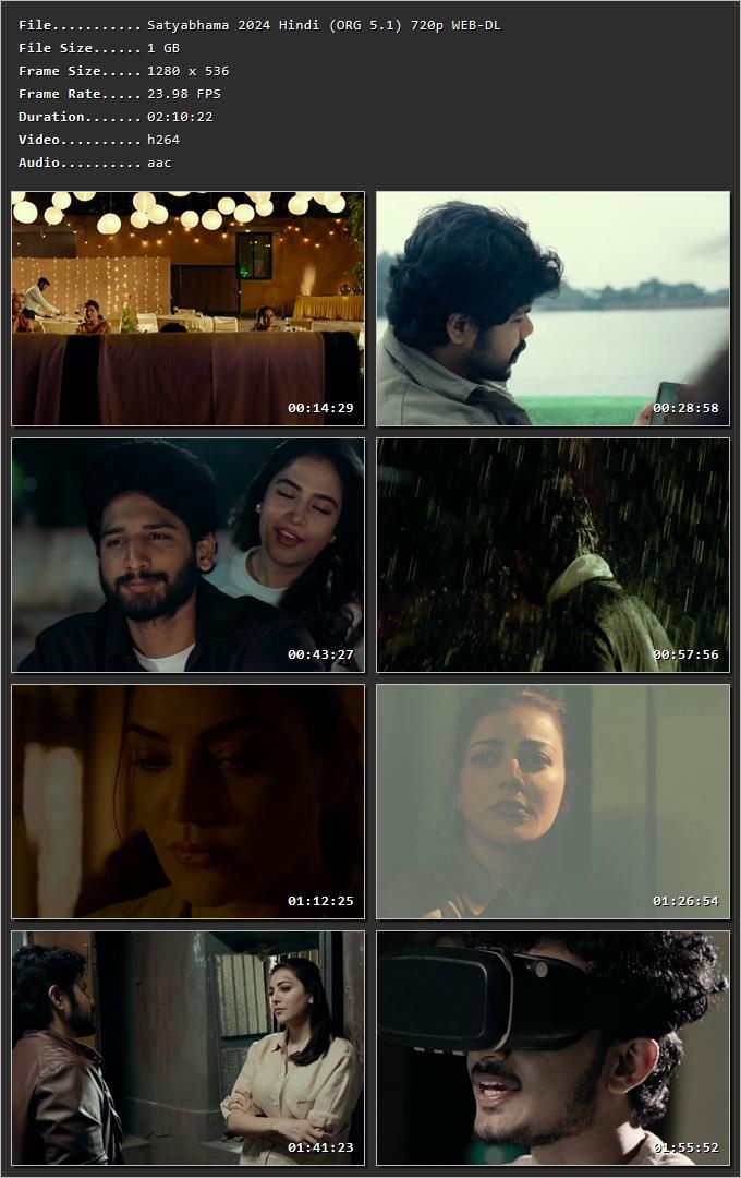 Satyabhama 2024 Hindi HDRip 720p – 480p – 1080p