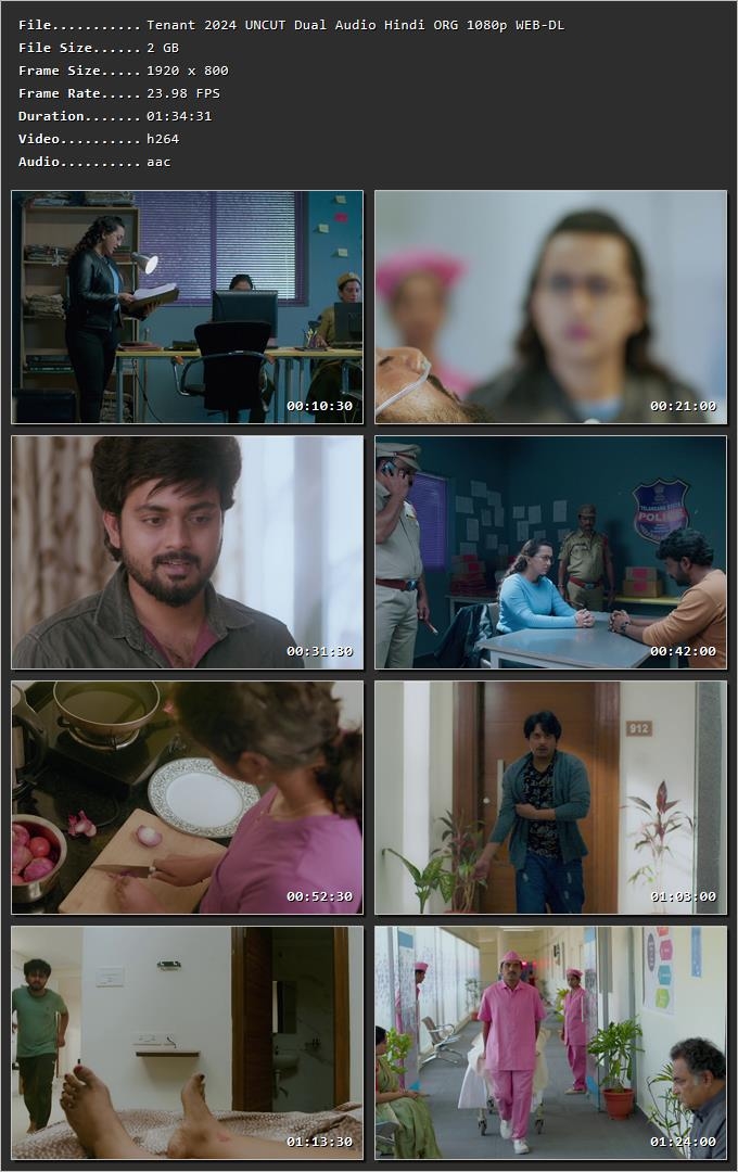 Tenant 2024 [Hindi + Telugu] HDRip 720p – 480p – 1080p