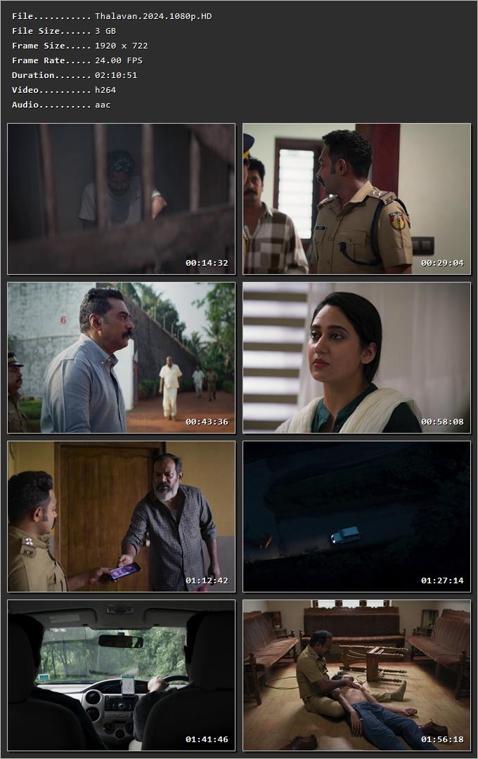 Thalavan 2024 [Hindi + Malayalam] HDRip 720p – 480p – 1080p