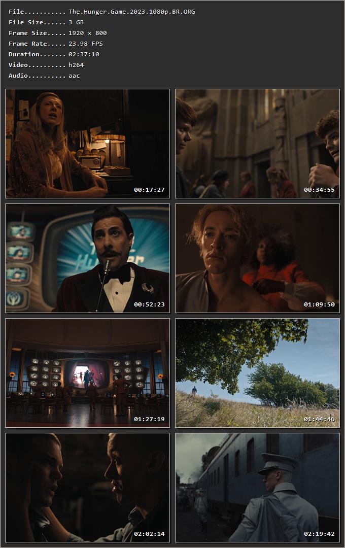 The Hunger Games: The Ballad of Songbirds & Snakes (2024) Hindi Dual Audio HDRip 1080p – 720p – 480p