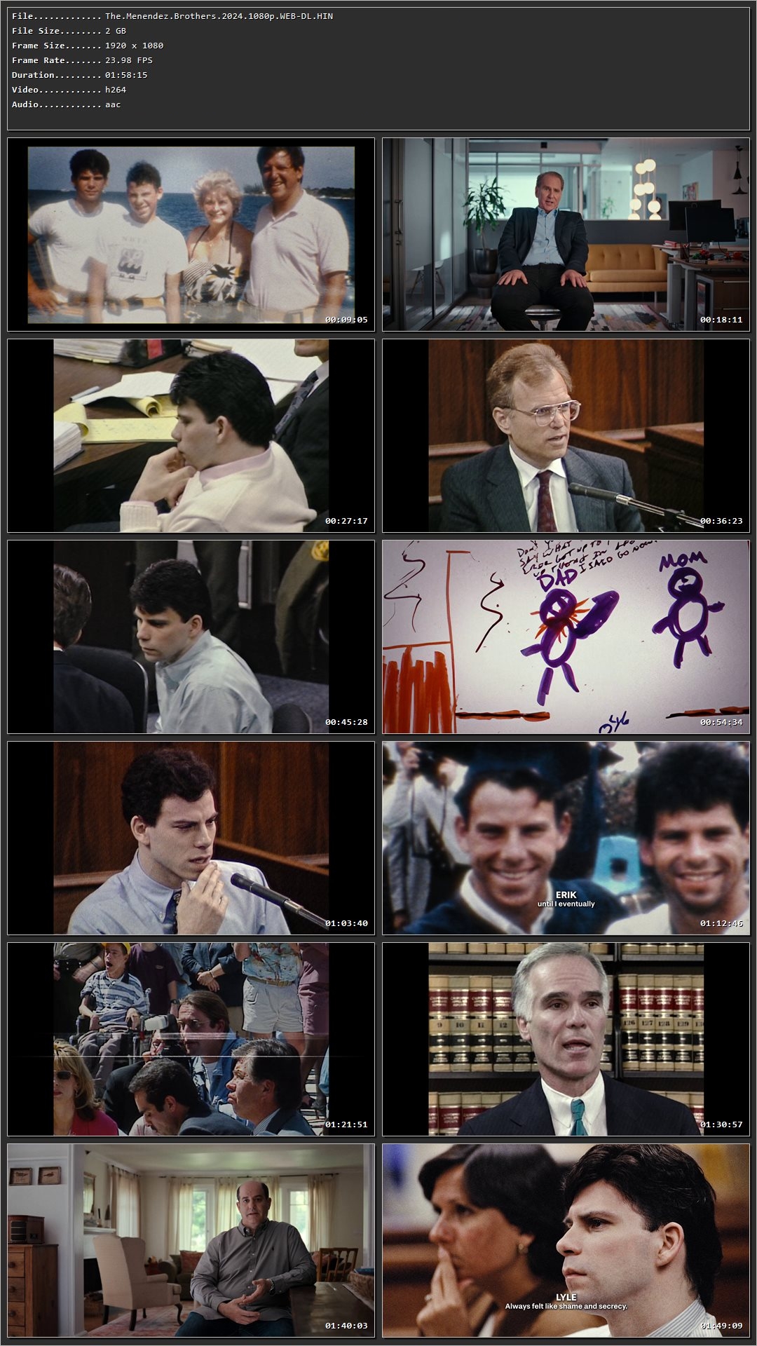 The Menendez Brothers (2024) Hindi Dual Audio HDRip 1080p – 720p – 480p
